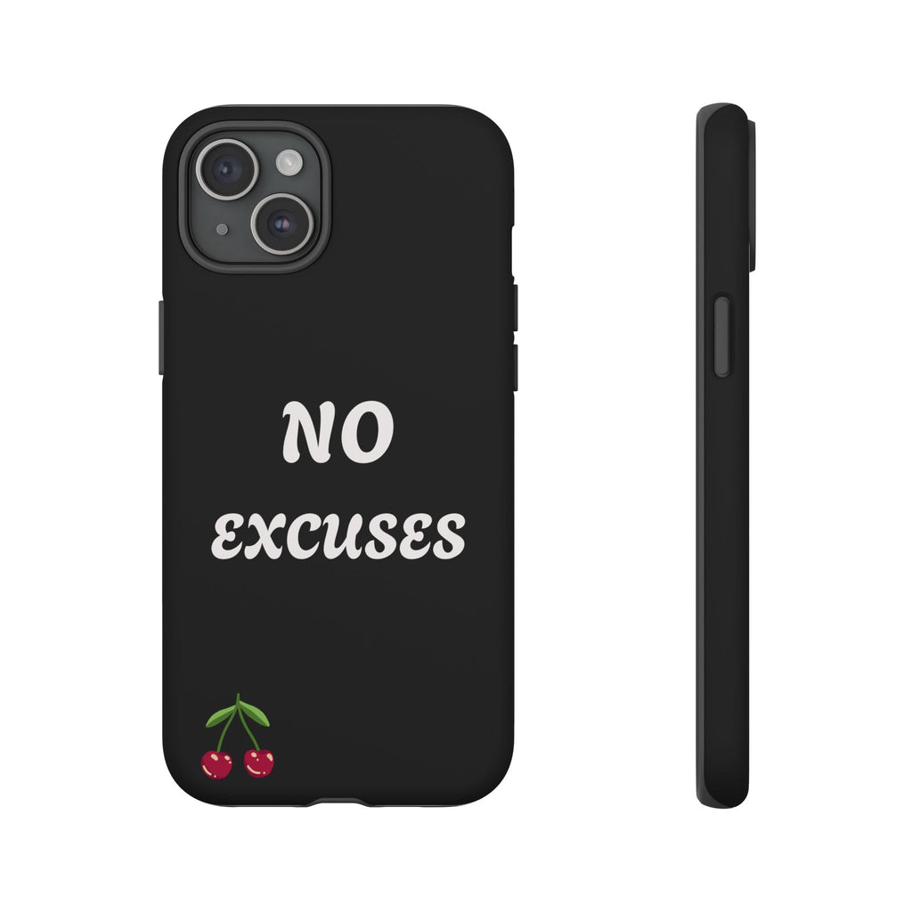 No Excuses Cherry Phone Case - Tough Protective iPhone Cover
