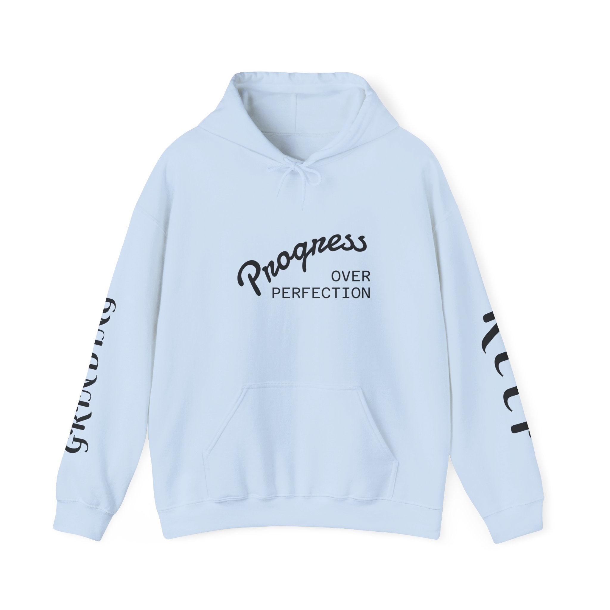 Progress Over Perfection Hoodie — "Stay Disciplined" Motivational Sweatshirt