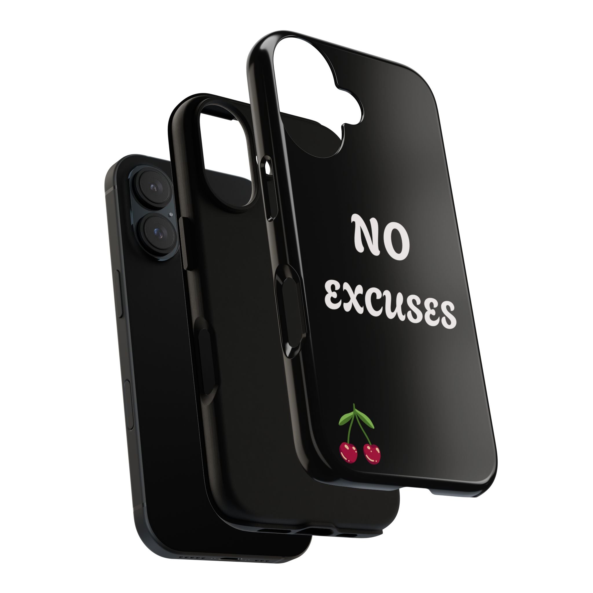 No Excuses Cherry Phone Case - Tough Protective iPhone Cover