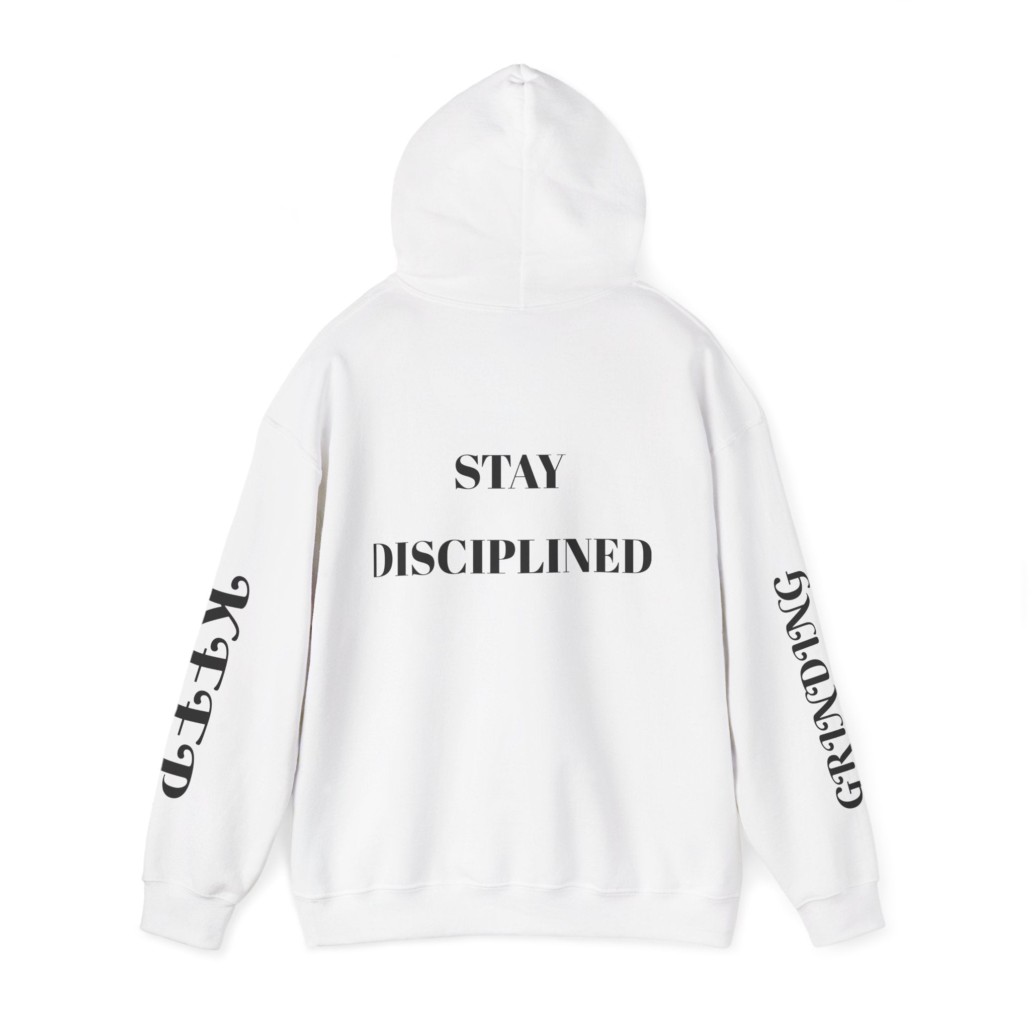 Progress Over Perfection Hoodie — "Stay Disciplined" Motivational Sweatshirt
