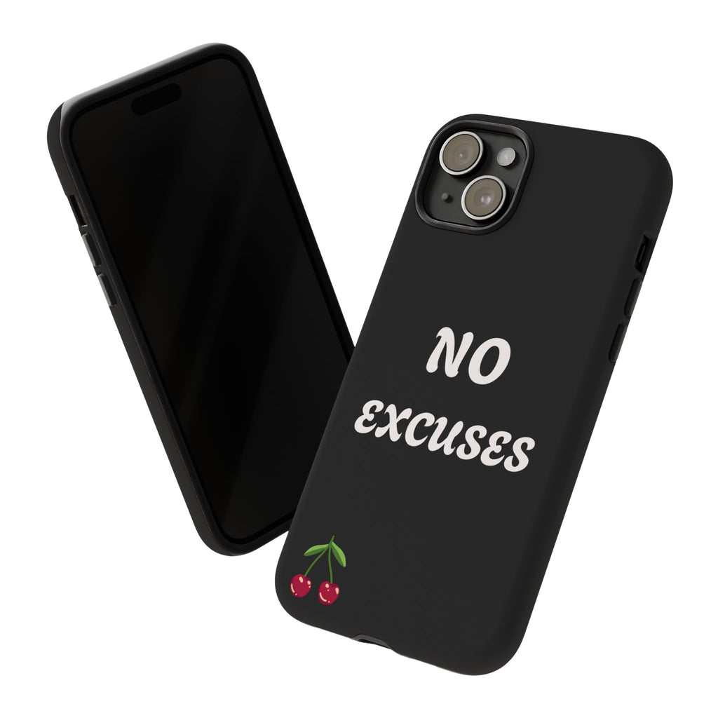 No Excuses Cherry Phone Case - Tough Protective iPhone Cover