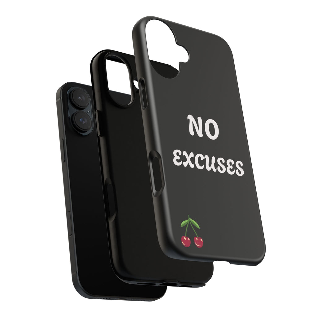 No Excuses Cherry Phone Case - Tough Protective iPhone Cover