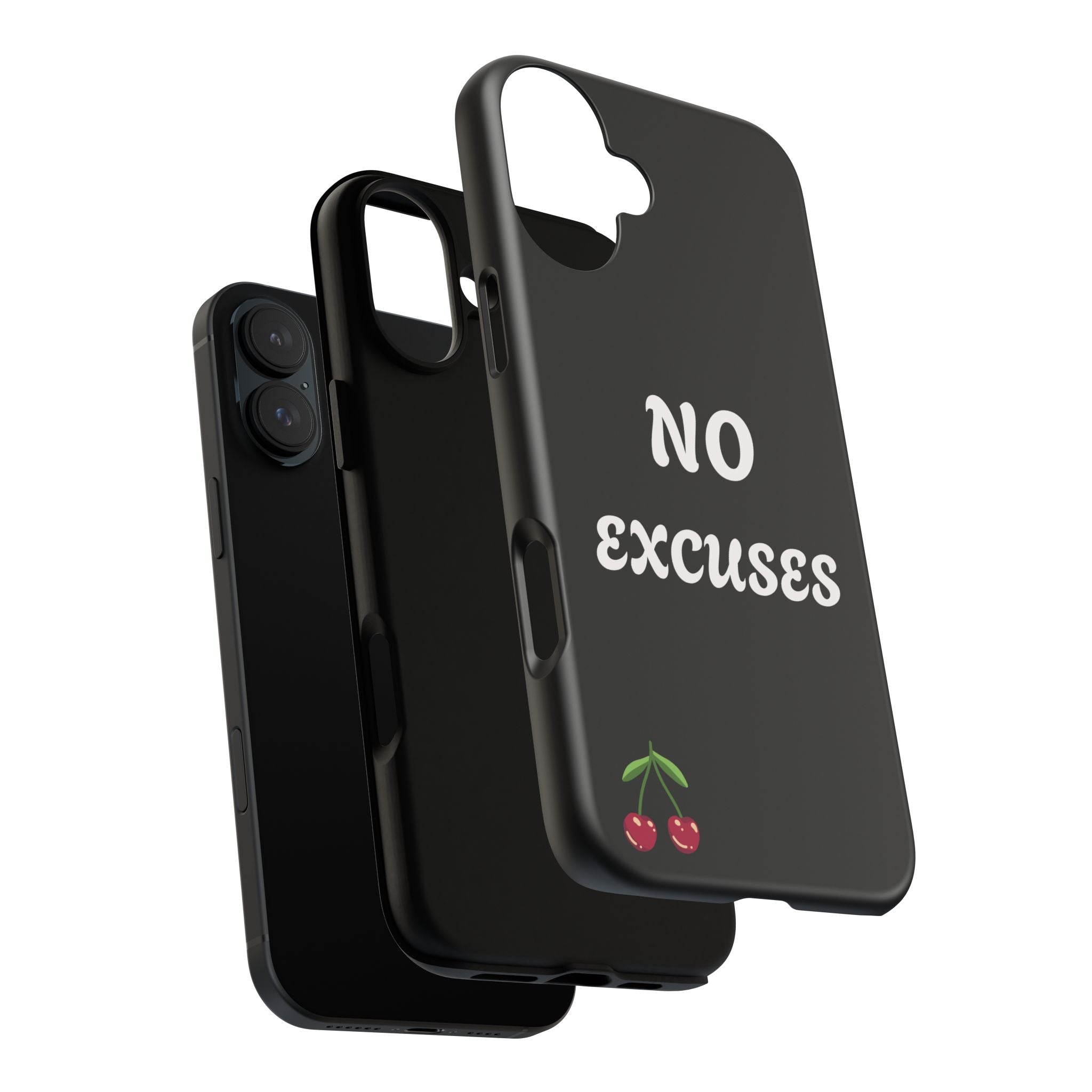 No Excuses Cherry Phone Case - Tough Protective iPhone Cover