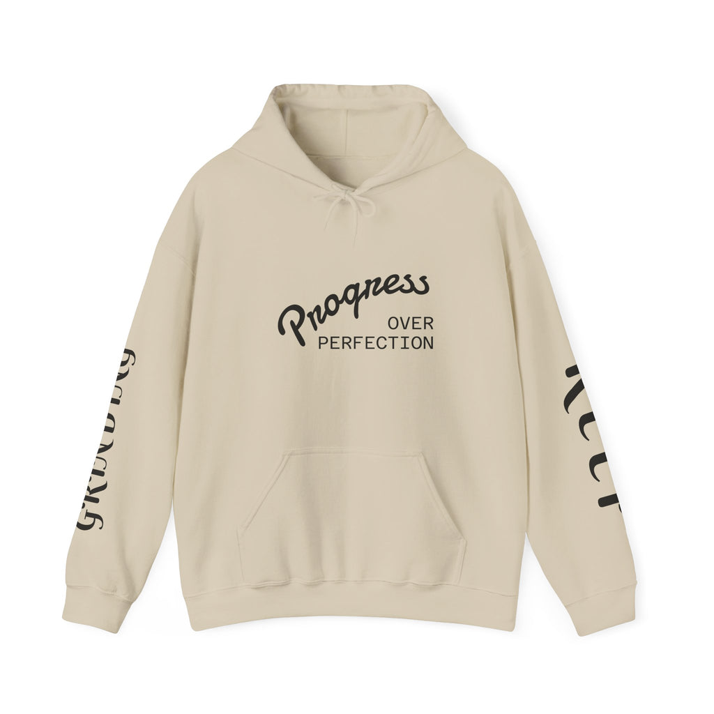 Progress Over Perfection Hoodie — "Stay Disciplined" Motivational Sweatshirt
