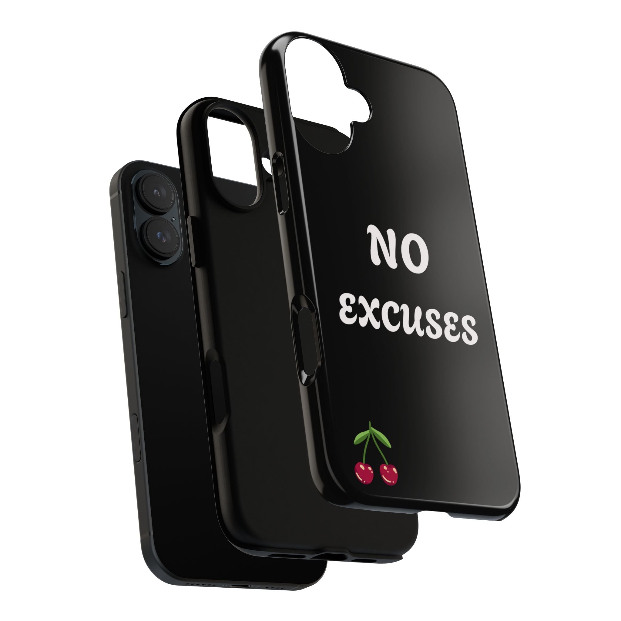 No Excuses Cherry Phone Case - Tough Protective iPhone Cover