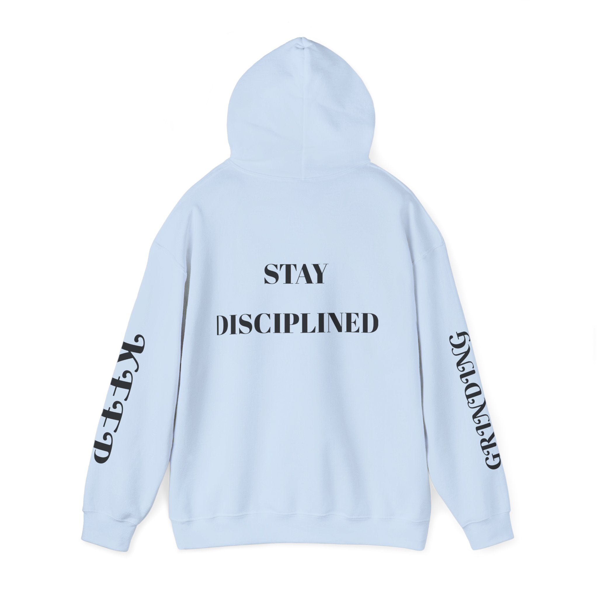 Progress Over Perfection Hoodie — "Stay Disciplined" Motivational Sweatshirt