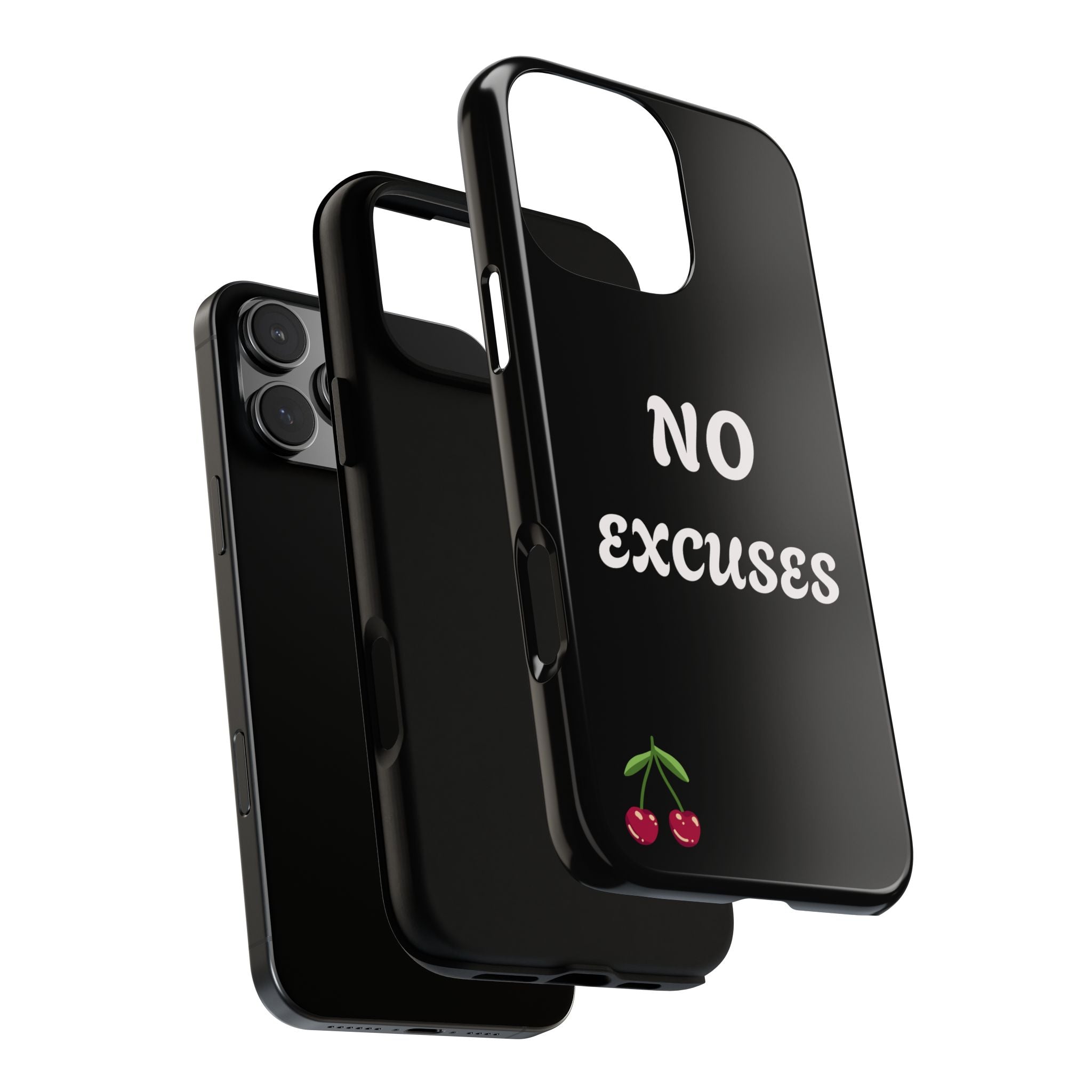No Excuses Cherry Phone Case - Tough Protective iPhone Cover