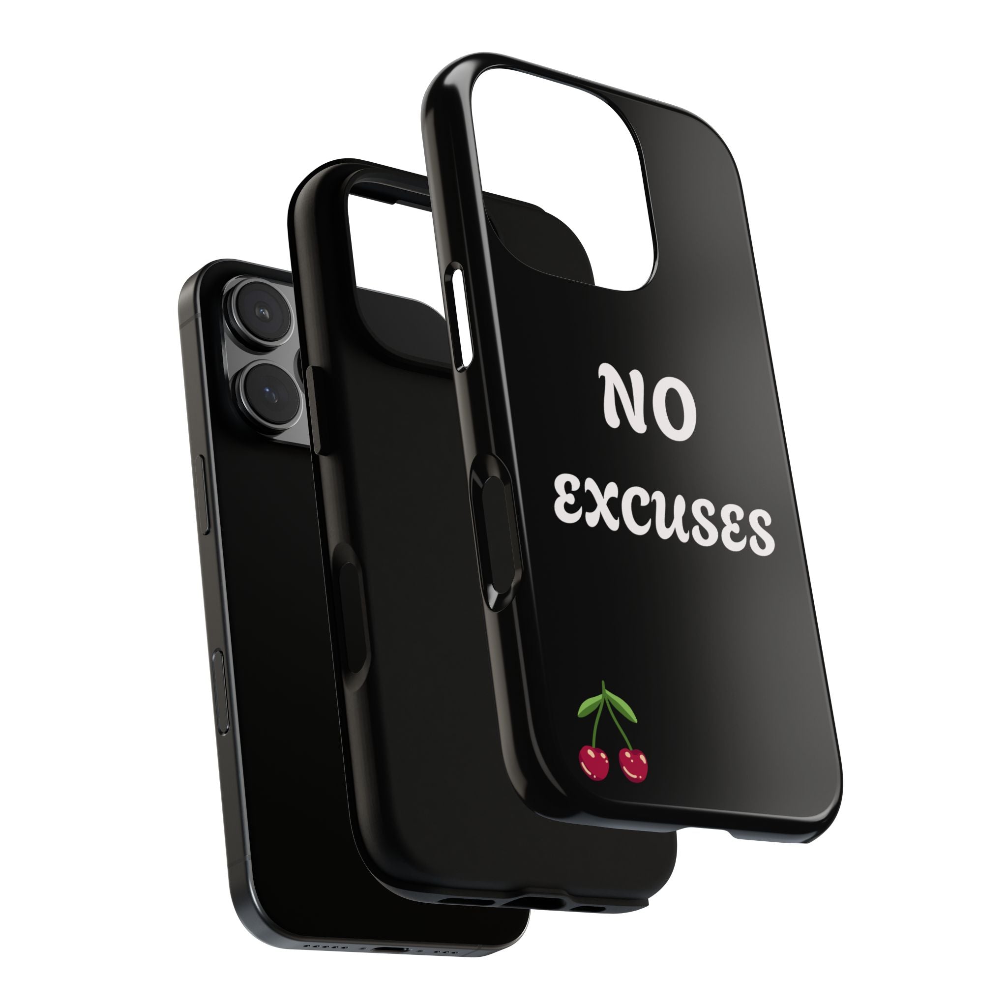 No Excuses Cherry Phone Case - Tough Protective iPhone Cover