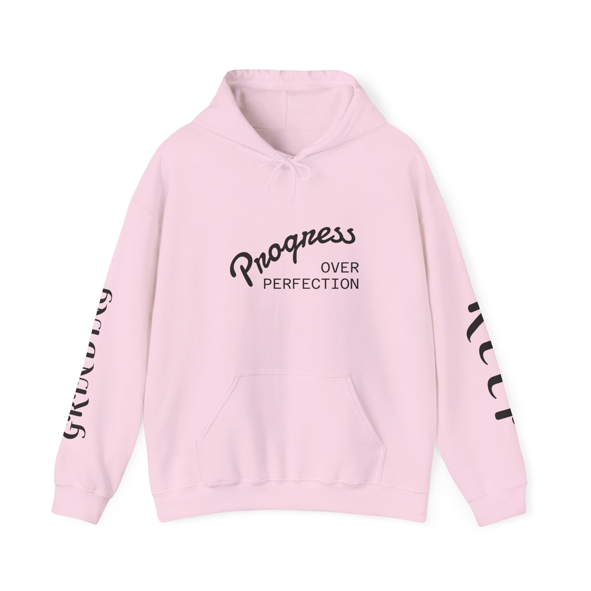 Progress Over Perfection Hoodie — "Stay Disciplined" Motivational Sweatshirt