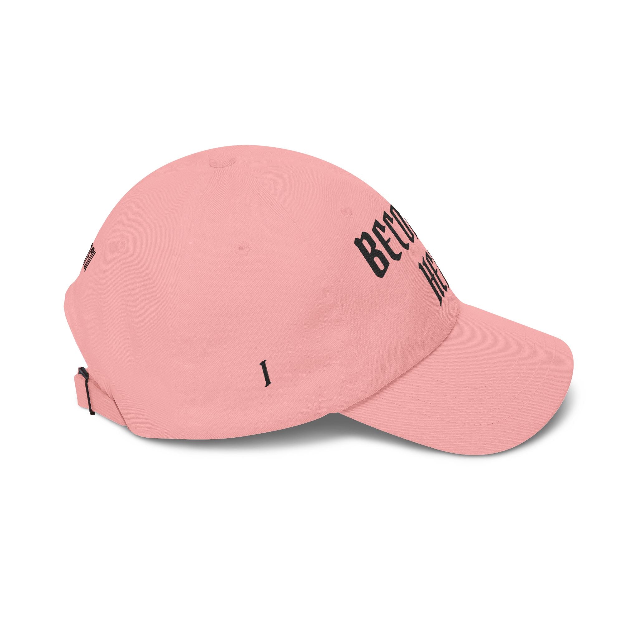 Becoming Her Embroidered Dad Cap — "Becoming Her" Front, "Beautiful" Back