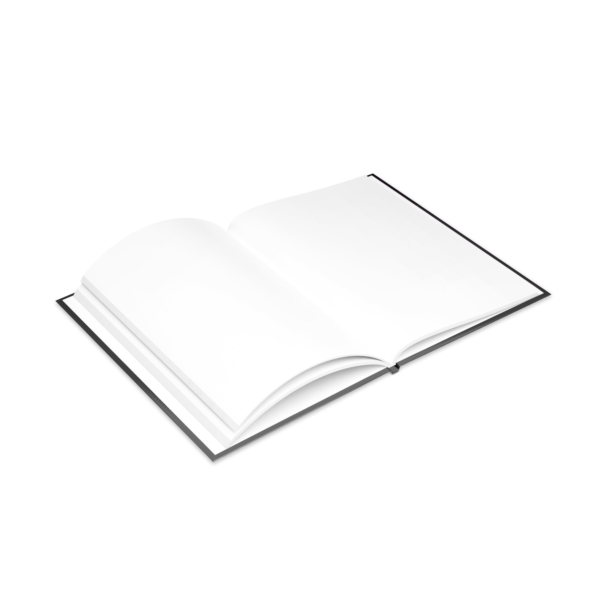 Inspirational Hardcover Notebook — "breathe. reset. begin." & "I don’t chase, I attract." Puffy Cover Journal