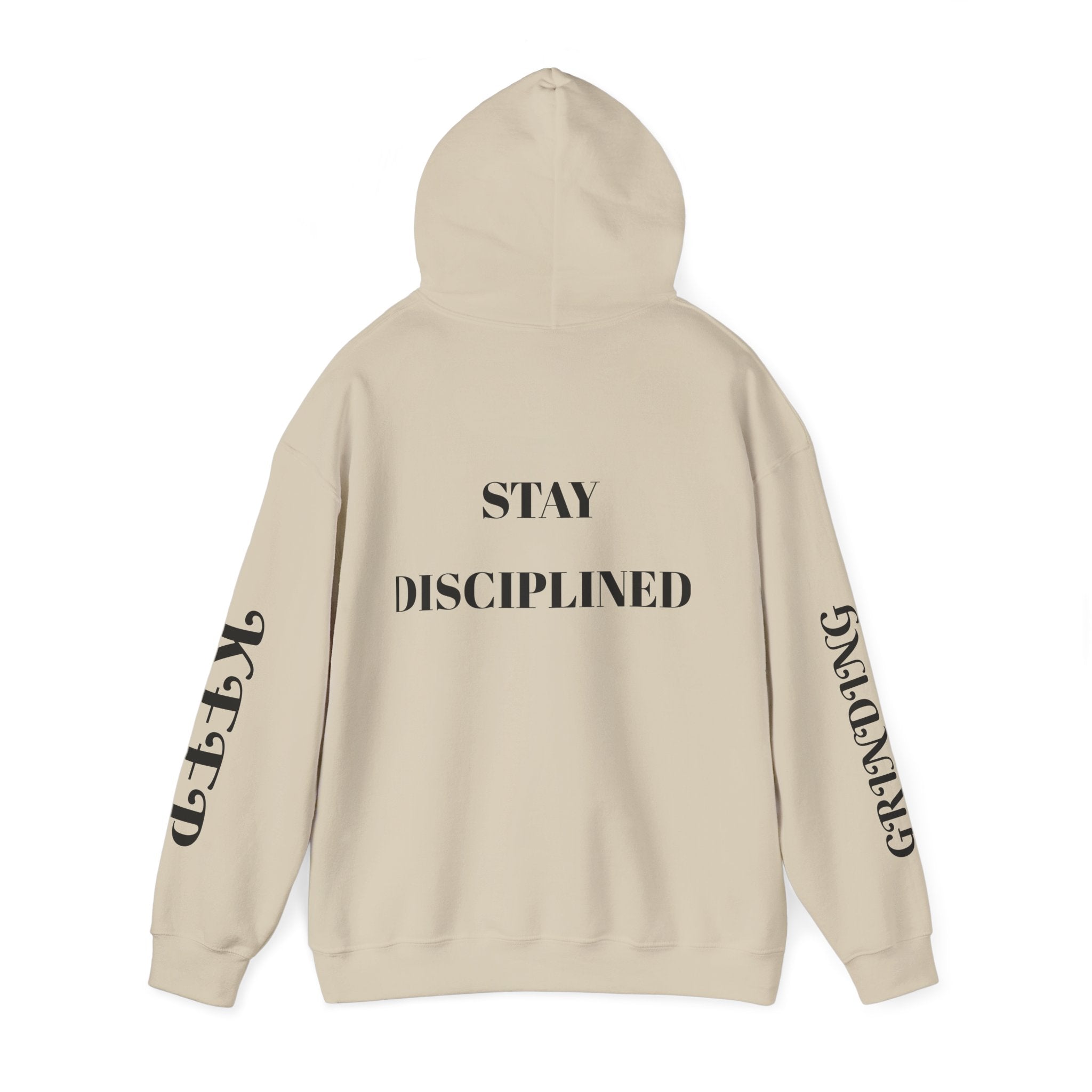 Progress Over Perfection Hoodie — "Stay Disciplined" Motivational Sweatshirt