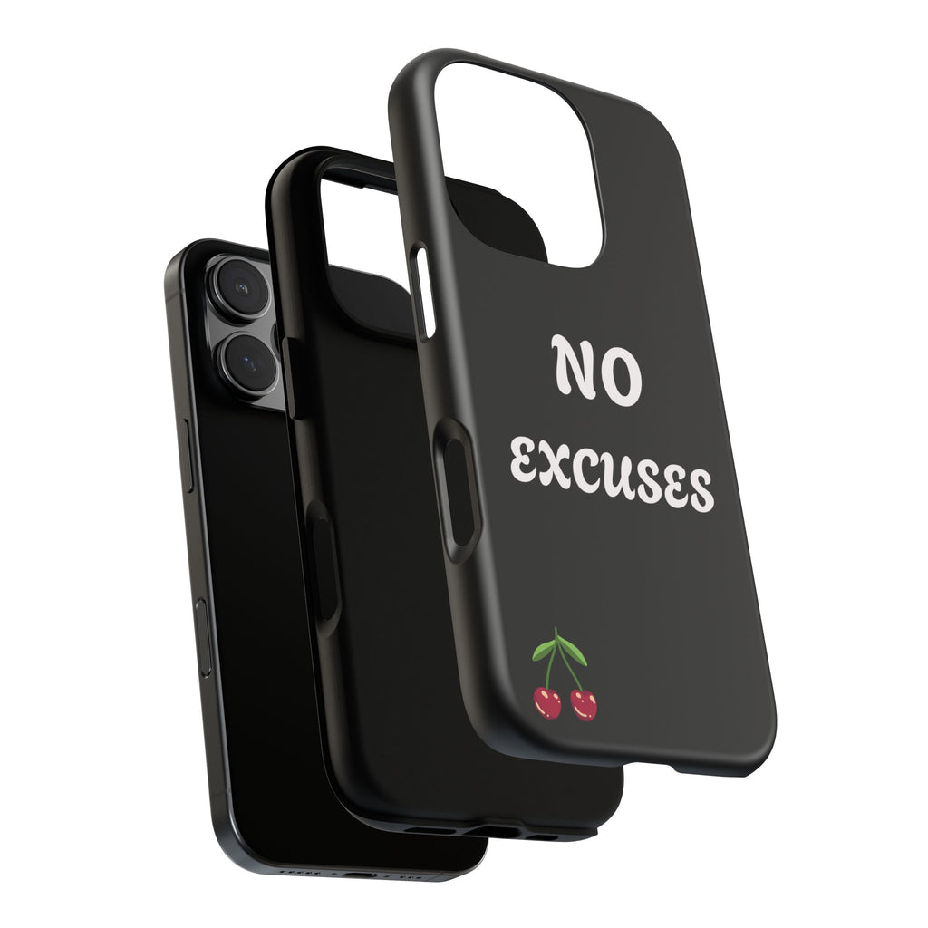 No Excuses Cherry Phone Case - Tough Protective iPhone Cover