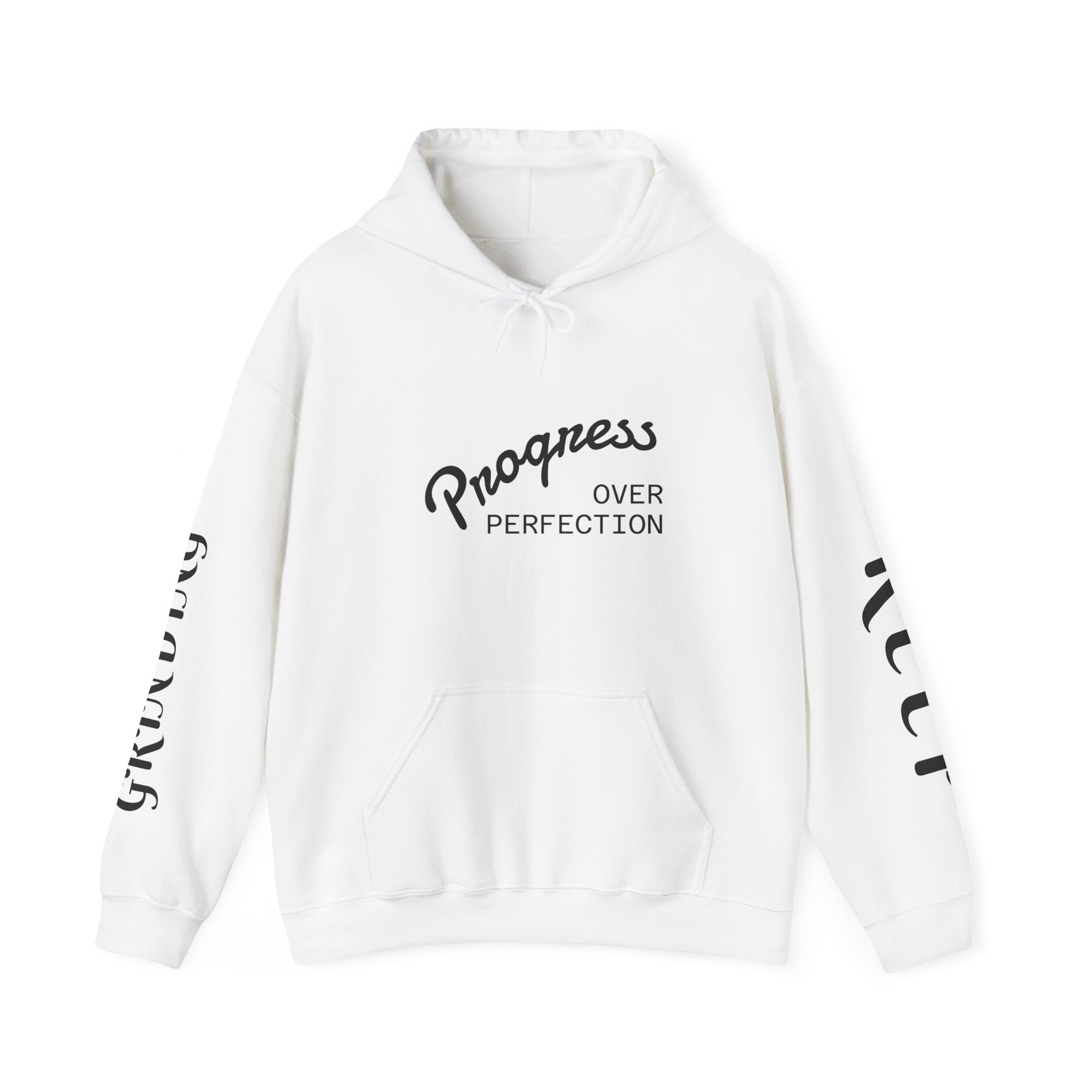 Progress Over Perfection Hoodie — "Stay Disciplined" Motivational Sweatshirt