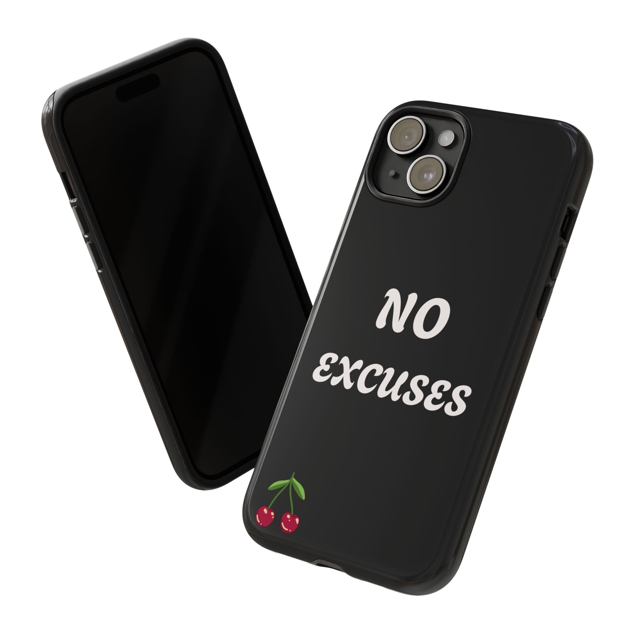 No Excuses Cherry Phone Case - Tough Protective iPhone Cover