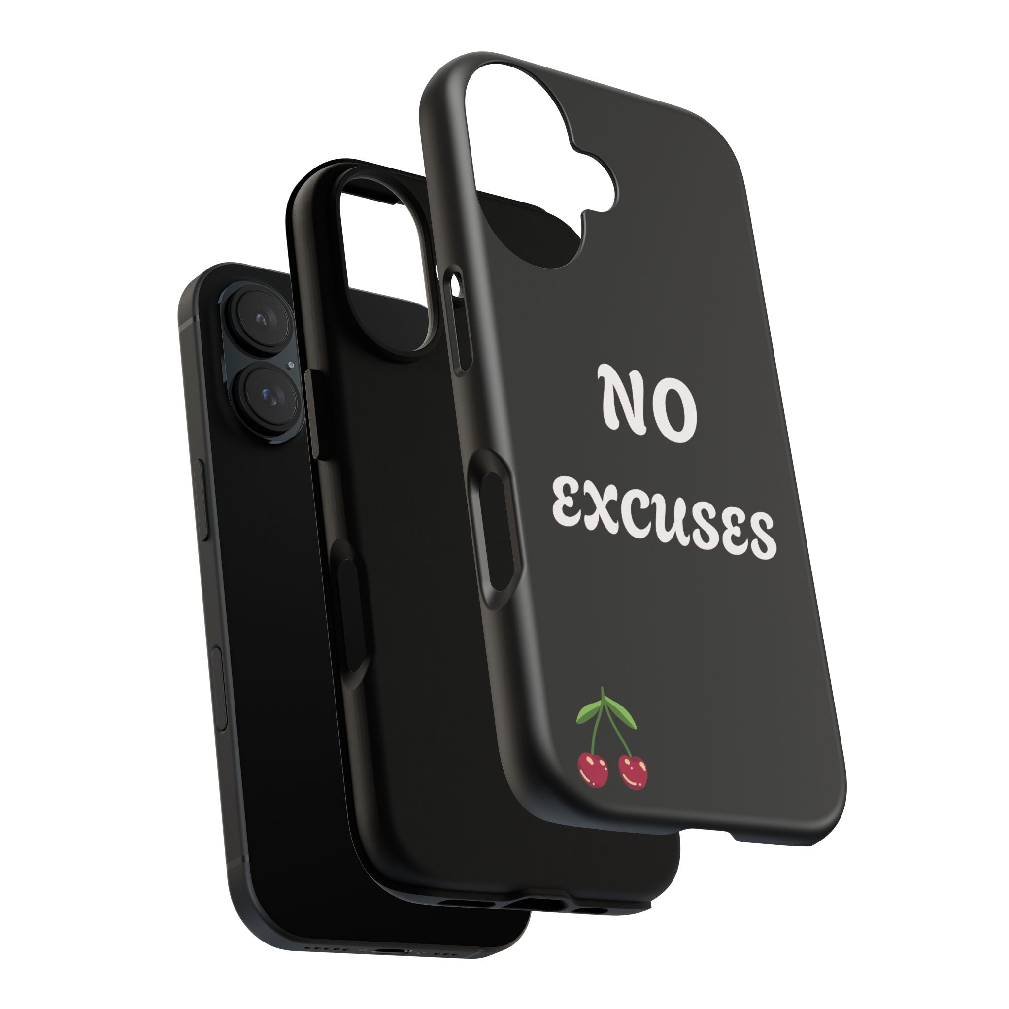 No Excuses Cherry Phone Case - Tough Protective iPhone Cover